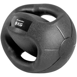 Insportline Piłka lekarska z uchwytami 5 kg Grab