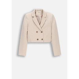 Marynarka Dziewczęca Beżowa Dwurzędowa 134 Coccodrillo WC6