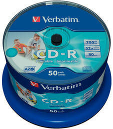 Płyta CD-R Verbatim 700MB Cake 50szt. -