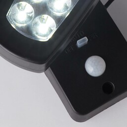 Searchlight Kinkiet solarny LED 67423BK-PIR, czujnik ruchu
