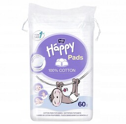 Bella Happy Płatki kosmetyczne dla dzieci 60 sztuk