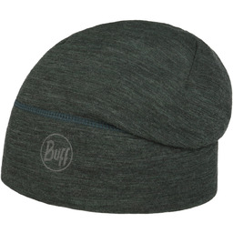Czapka Lightweight Beanie Merino One-Layer by BUFF, ciemnozielony,