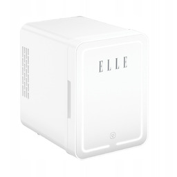 Mini lodówka z lusterkiem LED ELLE 4L biała