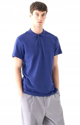 Męska koszulka polo 4F M573 bawełniany T-shirt R.