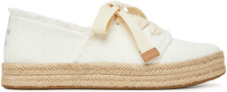Espadryle Toms Carolina 10021879 Biały