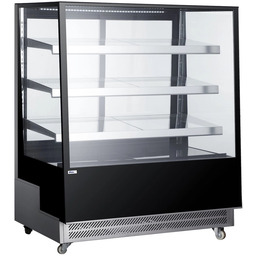 Witryna chłodnicza 650L 3-półkowa czarna - Arktic -