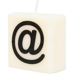 PD-Party 7040039 Scrabble Litera Świeca Impreza Dekoracje Ambience