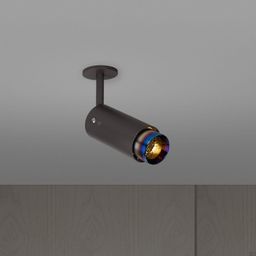 Lampa Exhaust Spot Grafitowa z paloną stalą