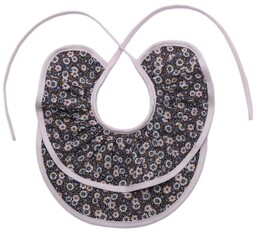 Hi Little One śliniak wiązany BOHO FLO Blue