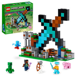 LEGO Minecraft 21244 Bastion Miecza Diament Baza
