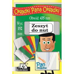 Okładka zeszytowa na nuty (25szt) IKS