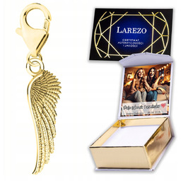 Złota Zawieszka 925 ze Skrzydłem Skrzydło Anioła Anioł