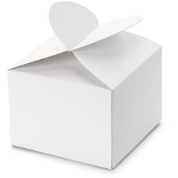 Pudełeczka Serca dla gości białe - 10 szt.