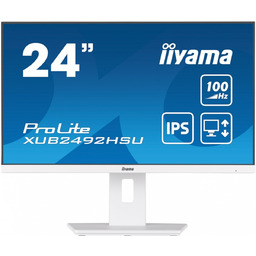 2X Monitor biały iiyama ProLite XUB2492HSU-W6 24'' Fhd