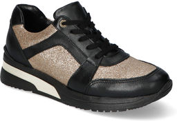 Sneakersy Fabio Fabrizi 861 Czarne/Złote lico