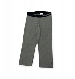 Szare legginsy damskie 3/4 Nike Pro M