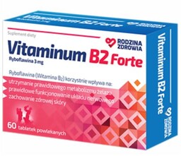 Rodzina Zdrowia Vitaminum B2 Forte, 60tabl. powl.