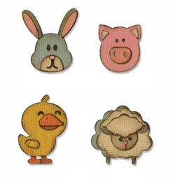 WYKROJNIK do papieru Sizzix Sidekick - Critters -