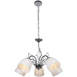 Lampa wisząca 5-płomienna Pandora chrom