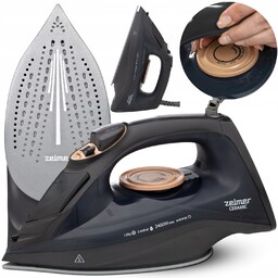 Zelmer Żelazko Parowe Parownica Ubrań Samoczyszczące Ceramiczne 2400W