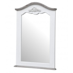 Białe Lustro Prowansalskie Rimini White B Livin Hill