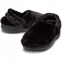 Crocs Damskie Ciepłe Kapcie Domowe Classic Unfurgettable 211116