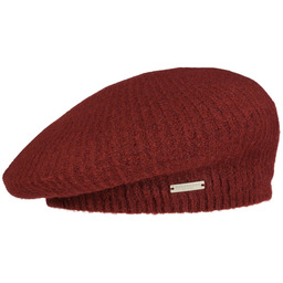 Beret z Dzianiny Valarena by Seeberger, bordowy, One