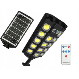 Lampa Solarna Halogen 1500W Z Pilotem I Akumulatorem