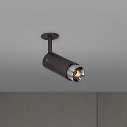 Lampa Exhaust Spot Grafitowa ze stalą