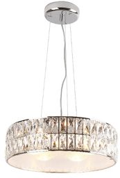 Maxlight DIAMANTE P0236 lampa wisząca metalowa szklane kryształy