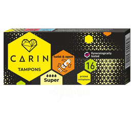 CARIN Tampony SUPER, 16 sztuk