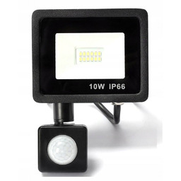 Naświetlacz LED 10W z czujnikiem ruchu halogen barwa