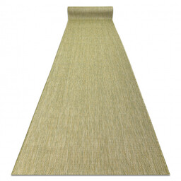 Chodnik SZNURKOWY SIZAL SION Melanż płaskie tkanie zielony