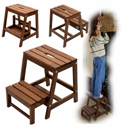 Składany Stołek Taboret Wielofunkcyjny Ze Schodkiem Stopniem