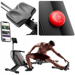 Wioślarz Magnetyczny Ergonometr Treningowy Kompaktowy Bluetooth Yesoul R1