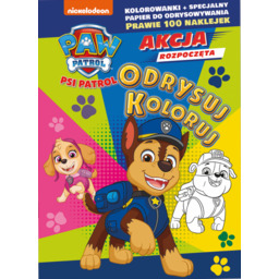 Psi Patrol Odrysuj Koloruj 1 Akcja rozpoczęta