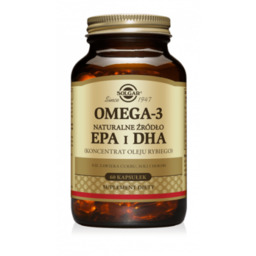 SOLGAR OMEGA-3 Naturalne źródło EPA i DHA, 60
