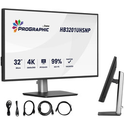 Monitor iiyama ProGraphic HB3201UHSNP-B1 32" 4K IPS Black