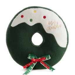 Eurofirany Poduszka świąteczna 40x6x40 Chp 04 zielona czerwona