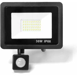Naświetlacz LED 30W z czujnikiem ruchu barwa biała