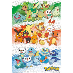GB eye Pokémon First Partners 61 x 91,5
