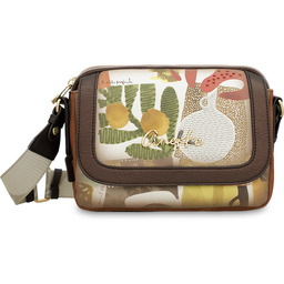 Anekke Brązowa Torebka Stylowa Listonoszka Damska