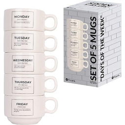 Fisura  Zestaw oryginalnych filiżanek Days of the