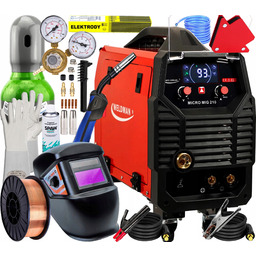 Spawarka Inwertorowa Migomat Półautomat Weldman Micro Mig 210
