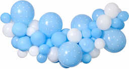 Zestaw balonów do girlandy balonowej Baby Blue -