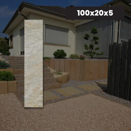 Palisada Obrzeże Wapienne Tandur Yellow Limestone 100x20x5