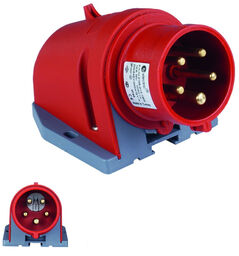 Wtyczka natynkowa CEE zwrotnica faz 5P 16A 400V