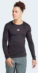 adidas Mężczyźni Workout Long Sleeve Tee, black/white, L