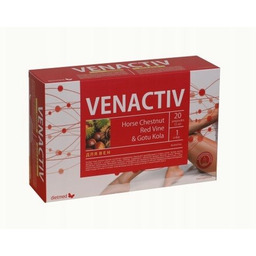 Venactiv Kasztanowiec Ruszczyk Czerwona Winorośl Krążenie 20 ampułek