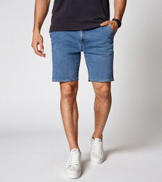 Krótkie męskie spodenki jeansowe denim Recea